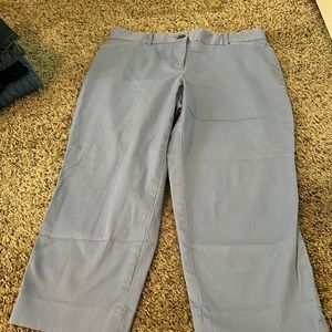 Talbots Crop pants light blue